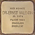 Stolperstein für Dr. Ernst Valentin (Teltow).jpg