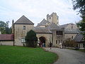 The entrance into Stronghold Castle, Oregon, Illinois, USA.