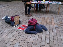 Students Protest Against Education Cuts. University of Melbourme Parkville, September, 2013 Student Protest. University of Melbourne.jpg