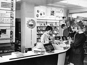 Besökande studenter i slutet av 1970-talet.