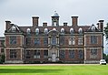 Sudbury Hall, a 1670s Carolean house with patterned brickwork