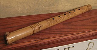 Suling Indonesian bamboo ring flute