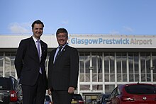 Glasgow Prestwick was purchased by the Scottish Government in 2013, and subsequently brought under public ownership. Support for Heathrow expansion.jpg