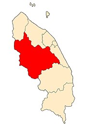 Location of உலு திராங்கானு மாவட்டம்