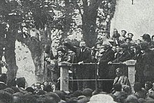 de Mella speaking, 1912