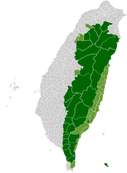 Tchajwanské domorodé oblasti