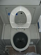 Toilet in Taiwan high speed rail train