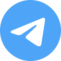 Logotip de Telegram per a mòbils des de la versió 5.6 (2019-present).
