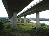 Viaducts crossing the Medway Valley near Haysden The A21 Tonbridge bypass viaduct - geograph.org.uk - 933820.jpg