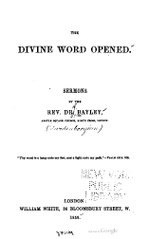 The Divine Word Opened