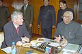 The Foreign Affairs Committee of the Parliament of Norway calls on the Speaker, Lok Sabha, Shri Somnath Chatterjee in New Delhi on January 25, 2005.jpg