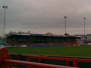 The Lamb Ground football stadium in Tamworth, England