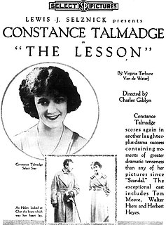 <i>The Lesson</i> (1917 film) 1917 American film