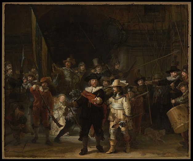 The Night Watch by Rembrandt - 1642.