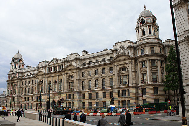 The former War Office building facing Horse Guards Avenue.