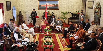 Meeting with the BIMSTEC leaders in Kathmandu, Nepal on August 30, 2018.