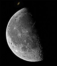 The Moon and Saturn are typical viewing targets in sidewalk astronomy. The moon and saturn.jpg