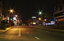 Colombo's streets at night Thimbirigasyaya Junction.jpg