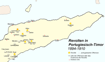 1860–1912 Rebellionen In Portugiesisch-Timor