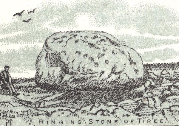 The Ringing Stone – a Cup and ring mark stone in 1892.