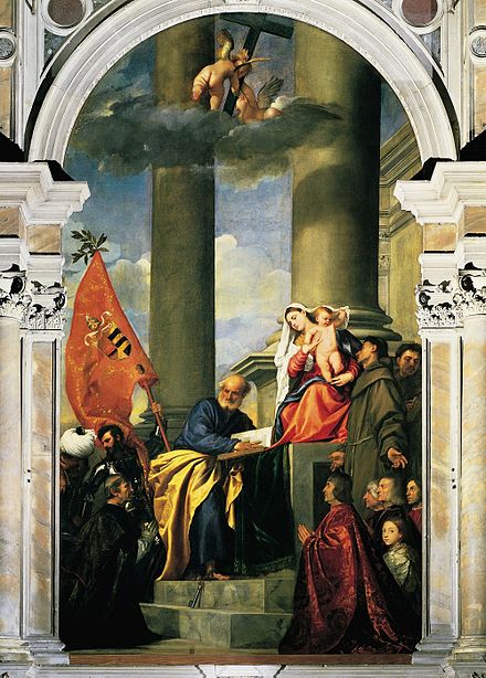 Pesaro altarpiece, 1521–26, Santa Maria Gloriosa dei Frari, Venice