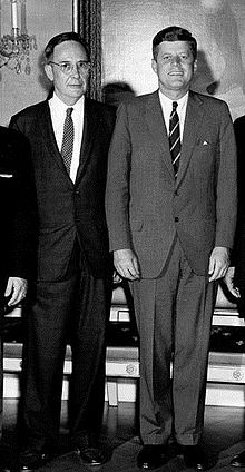 Tom V. Moorehead with JFK May 25 1961.jpg