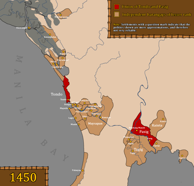 Localização de Reino de Tondo