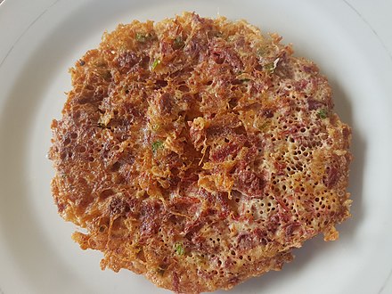 Tortang carne norte, a corned beef omelet from the Philippines