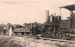 Corpet de chantier, type 020, distribution "Système Brown", ligne Berck - Le Touquet.