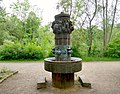 Trinkbrunnen im Wildpark Leipzig, Keramik und Bronze, 1985