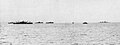 Allied transports off Tulagi, August 7, 1942.