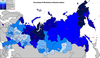 <span class="mw-page-title-main">Ukrainians in Russia</span> Ukrainian ethnic minority in Russia