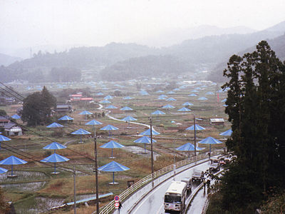 Christo and Jeanne-Claude, Umbrellas 1991, (Japan) [26]