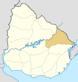 Cerro Largo Department is located in Uruguay