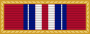 Vertical stripes alternating red, blue, white, blue, white, red, white, blue, white, blue, red with gold border