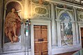 English: Villa Pojana is a patrician villa in Pojana Maggiore, a locality of the Veneto region of (northern Italy). It was designed by the Renaissance architect Andrea Palladio. Hall of Emperors with frescos by en:Bernardino India and Anselmo Canera