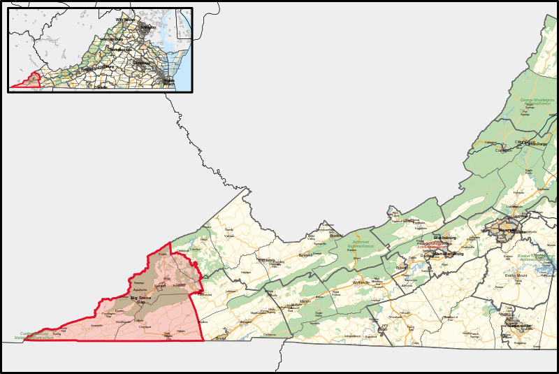 File:Virginia's 45th House of Delegates district (since 2024).svg