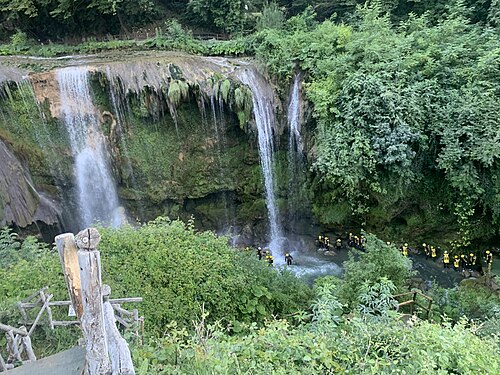 Waterfall Marmore in Terni