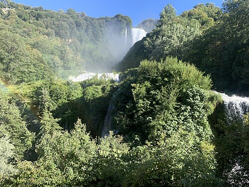 Waterfall Marmore in Terni