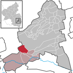 Läget för Weidenthal i Landkreis Bad Dürkheim