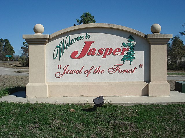 Welcome sign coming in from US Hwy 190 West