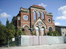Wellington Road Chapel, in Toxteth, was closed in 1932 and has been left vacant ever since. WellingtonChapel.JPG
