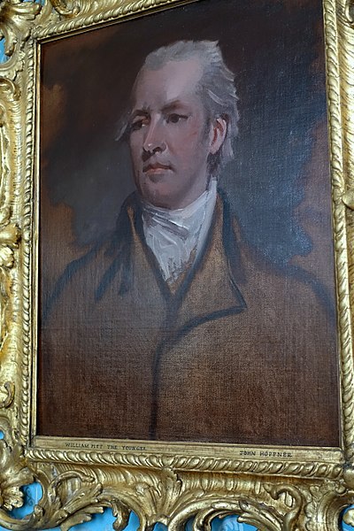 File:William Pitt the Younger, by John Hoppner, 1805, oil on canvas - Stowe House - Buckinghamshire, England - DSC07119.jpg