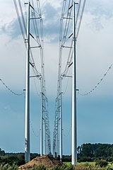 Wintrack pylons in the Netherlands
