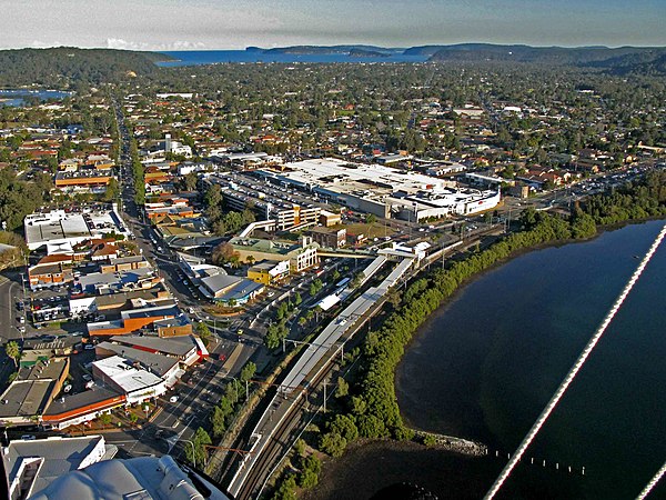 Image: Woy Woy from the air   panoramio