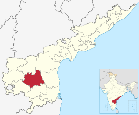 Positionskarte des Distrikts YSR