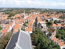 Blick über Zierikzee vom Monstertoren aus