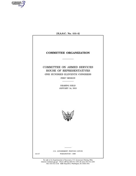 File:(H.A.S.C. No. 111-1) COMMITTEE ORGANIZATION (IA gov.gpo.fdsys.CHRG-111hhrg46617).pdf