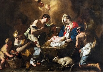 L'adoration des bergers, Francesco Solimena