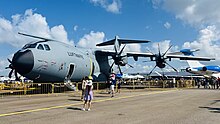 The Luftwaffe at the 2024 Singapore Airshow (SGP-Singapore) Luftwaffe Airbus A400M-180 54+03 @ Singapore Airshow 2024-02-25.jpg